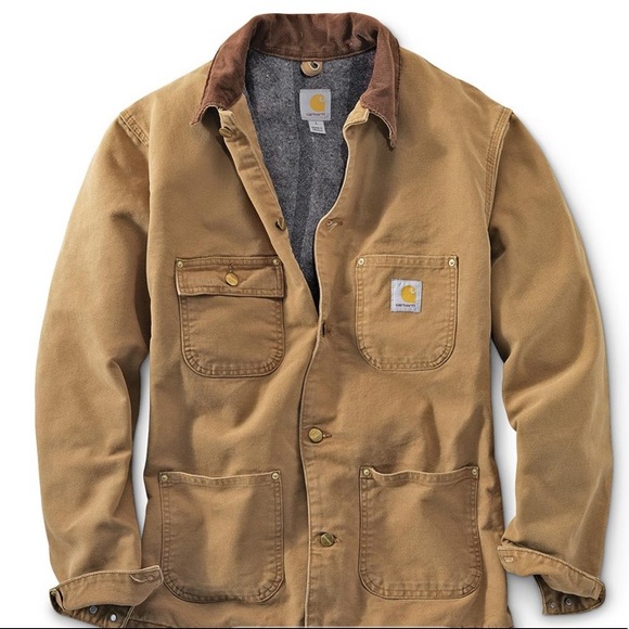 Carhartt Jackets & Blazers - Vintage Carhartt Sandstone Duck Lined Jacket